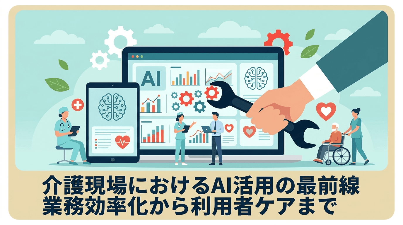 介護現場におけるAI活用の最前線:業務効率化から利用者ケアまで